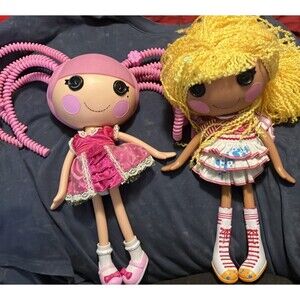 Lalaloopsy Lot Of 2 12” Dolls jewel sparkles & spot splatter Splash